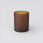 Bougie en Cire Végétale Ronde - Marron