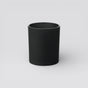 Bougie en Cire Végétale Ronde - Noir