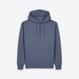TODAY MERCH unisex premium hoodie in blue, made from 100% organic cotton with a kangaroo pocket and drawstring hood. - Bleu Gris