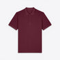 TODAY MERCH unisex premium short-sleeve polo shirt in burgundy organic cotton pique with a structured fit and neat finishes. - Bordeaux
