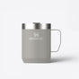 TODAY MERCH Stanley grey insulated mug with lid and handle, durable stainless steel construction. - Gris