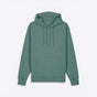 TODAY MERCH unisex premium hoodie in teal, made from 100% organic cotton with a kangaroo pocket and adjustable drawstring hood. - Vert