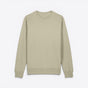 TODAY MERCH premium crewneck sweatshirt in light beige, made from 100% organic cotton with a structured fit and ribbed cuffs and hem. - Sauge