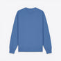 TODAY MERCH blue 100% organic cotton premium sweatshirt with crew neck and structured fit. - Bleu Roi
