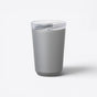 TODAY MERCH grey Kinto 500ml tumbler with clear lid, minimalist Japanese design, ideal for daily use or corporate gifts. - Gris