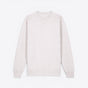 TODAY MERCH light grey 100% organic cotton premium sweatshirt with crew neck and ribbed cuffs and hem. - Gris Clair Chiné