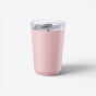 TODAY MERCH pink Kinto tumbler with clear lid, 500ml, minimalist Japanese design, ideal for daily use or corporate gifts. - Rose