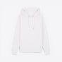 TODAY MERCH white unisex premium hoodie made from 100% organic cotton with drawstring hood and front pocket. - Blanc