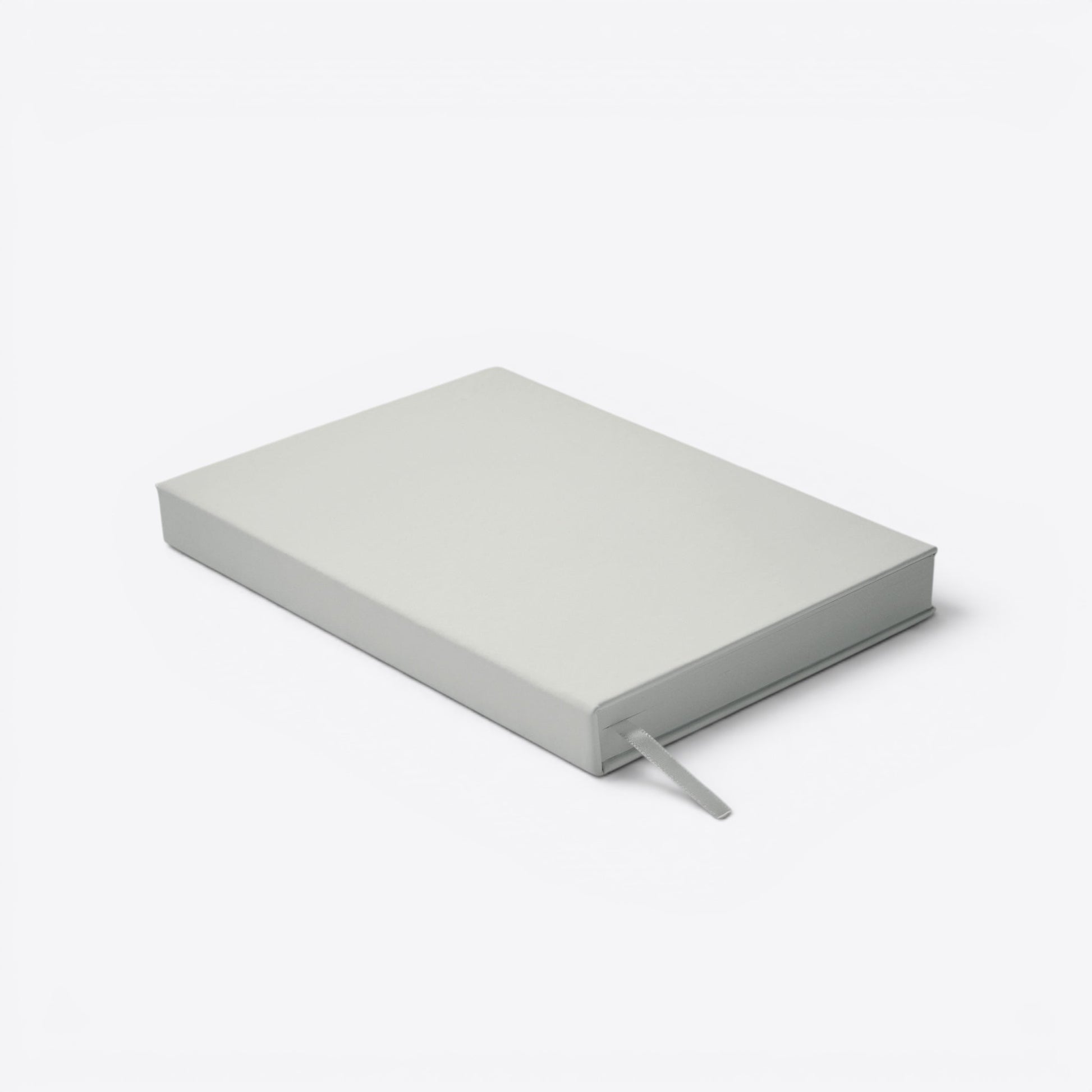 TODAY MERCH Agenda Classique, a light grey hardcover planner with a ribbon bookmark, perfect for professional organization.