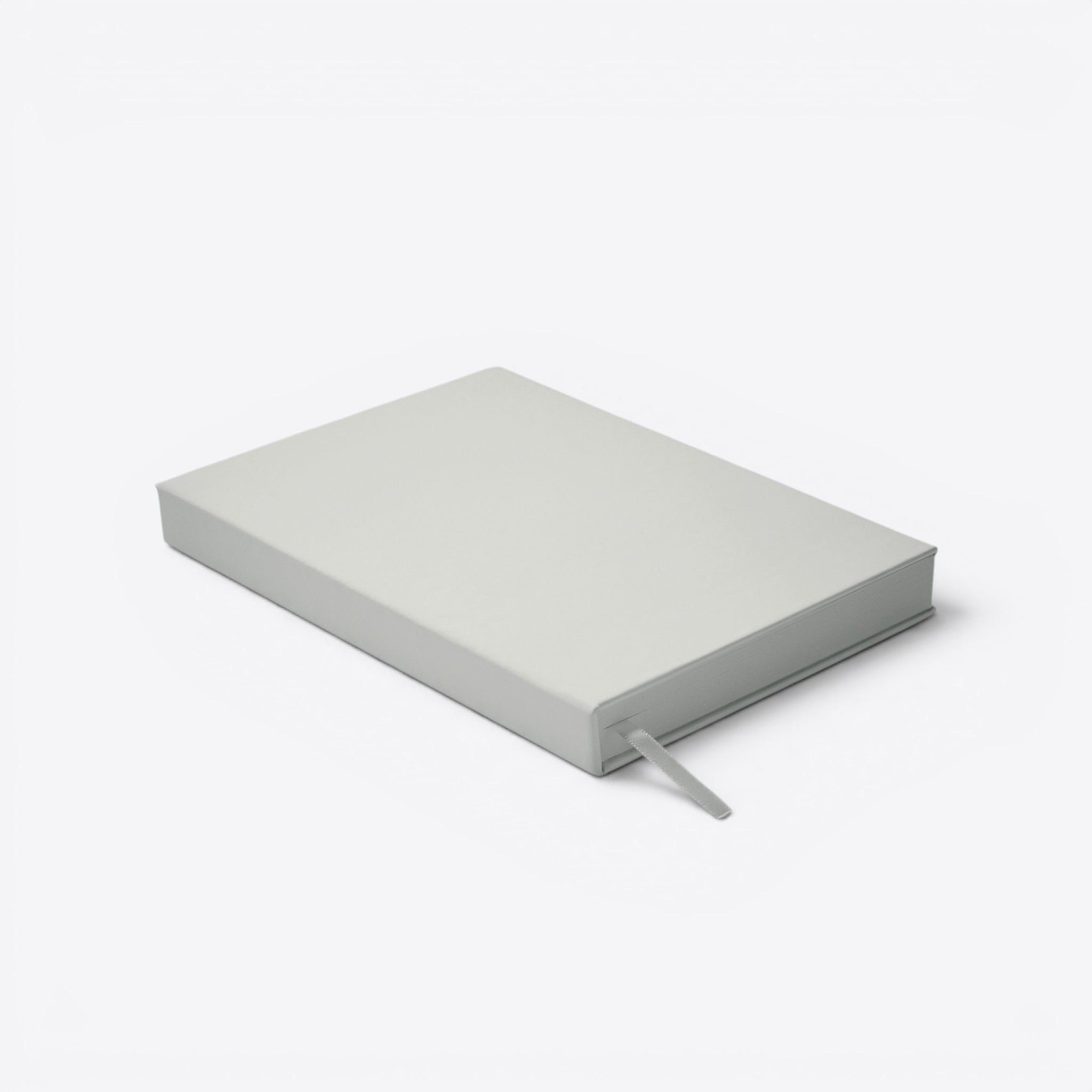 TODAY MERCH Agenda Classique, a light grey hardcover planner with a ribbon bookmark, perfect for professional organization.