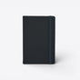 TODAY MERCH black notebook with integrated pen holder and elastic closure. Practical for notes and appointments. - Navy
