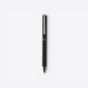 TODAY MERCH black Swiss Peak pen with silver clip and accents, sleek design for professional use. - Noir