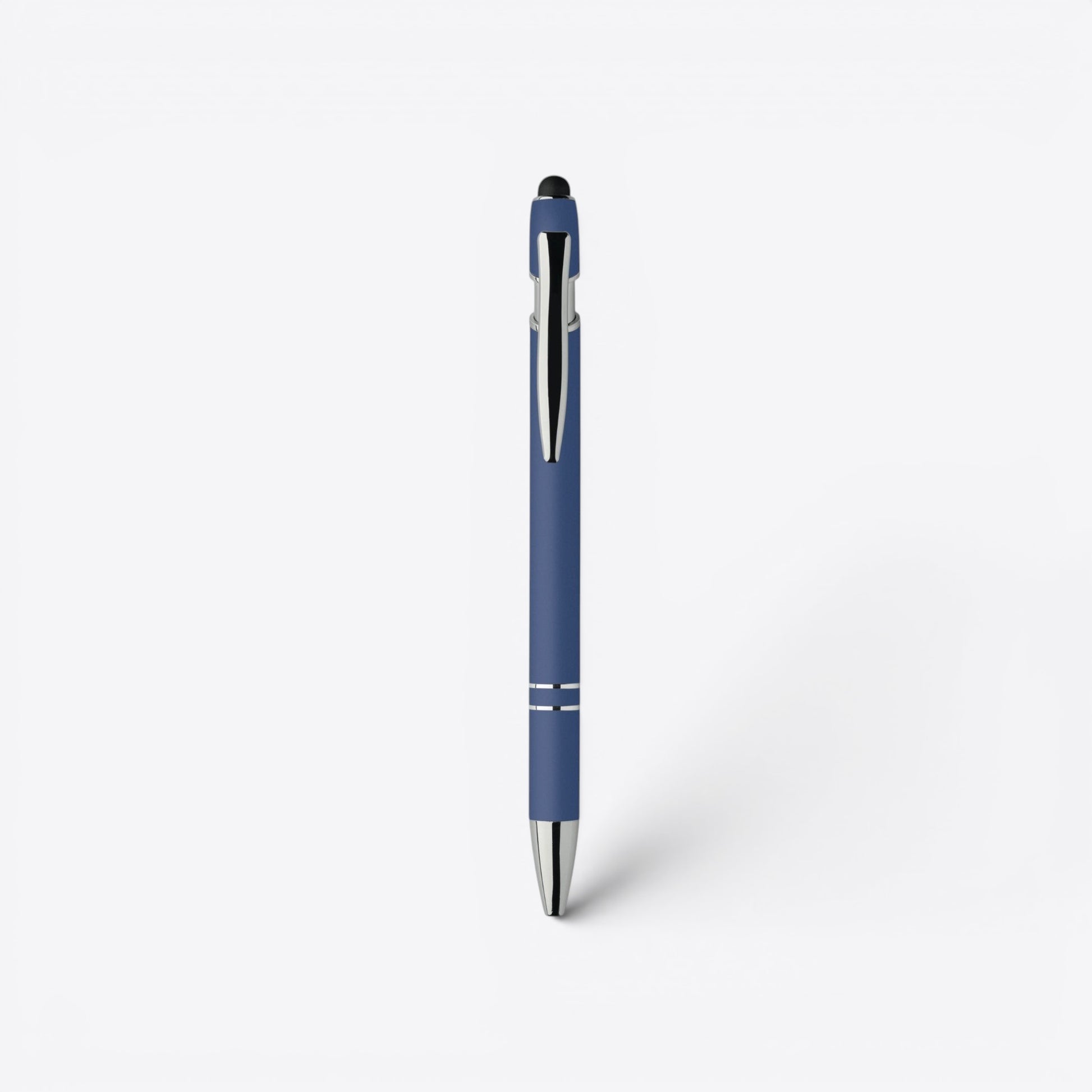 TODAY MERCH blue classic ballpoint pen with silver accents and a clip, ideal for corporate gifts.