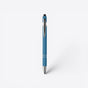 TODAY MERCH blue classic ballpoint pen with silver accents and a black tip, ideal for corporate gifts. - Bleu Clair