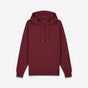 TODAY MERCH unisex premium burgundy 100% organic cotton hoodie with kangaroo pocket and adjustable drawstring hood. - Bordeaux