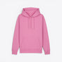 TODAY MERCH unisex premium hoodie in bright pink, made from 100% organic cotton with a front pocket and drawstring hood. - Rose