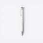 TODAY MERCH premium silver ballpoint pen with a sleek design and clip. Ideal for professionals. - Argent