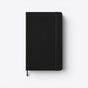 TODAY MERCH black Moleskine agenda for 2026 with elastic closure and bookmark ribbon. - Noir