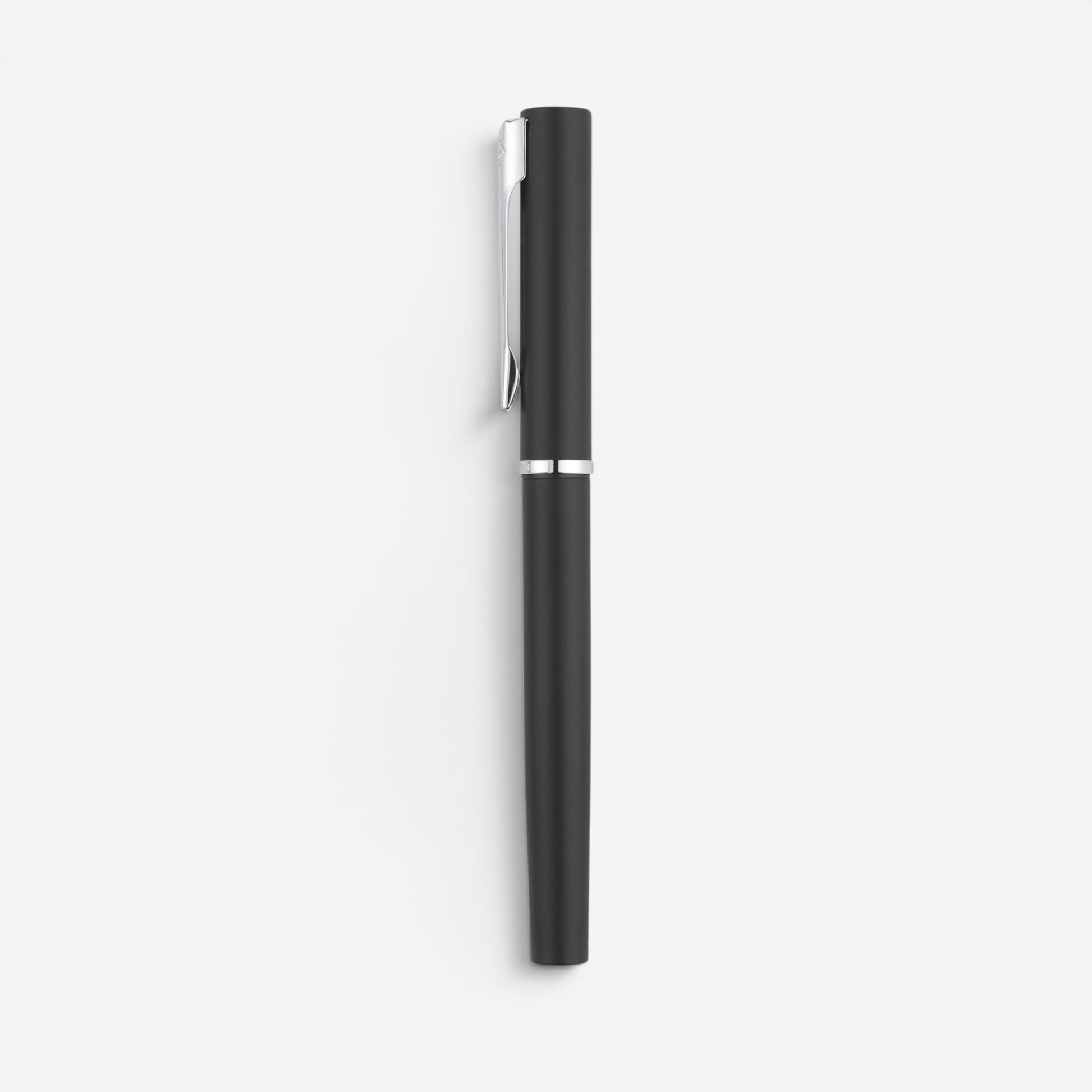 TODAY MERCH black Waterman pen with silver clip and trim, elegant and professional design.