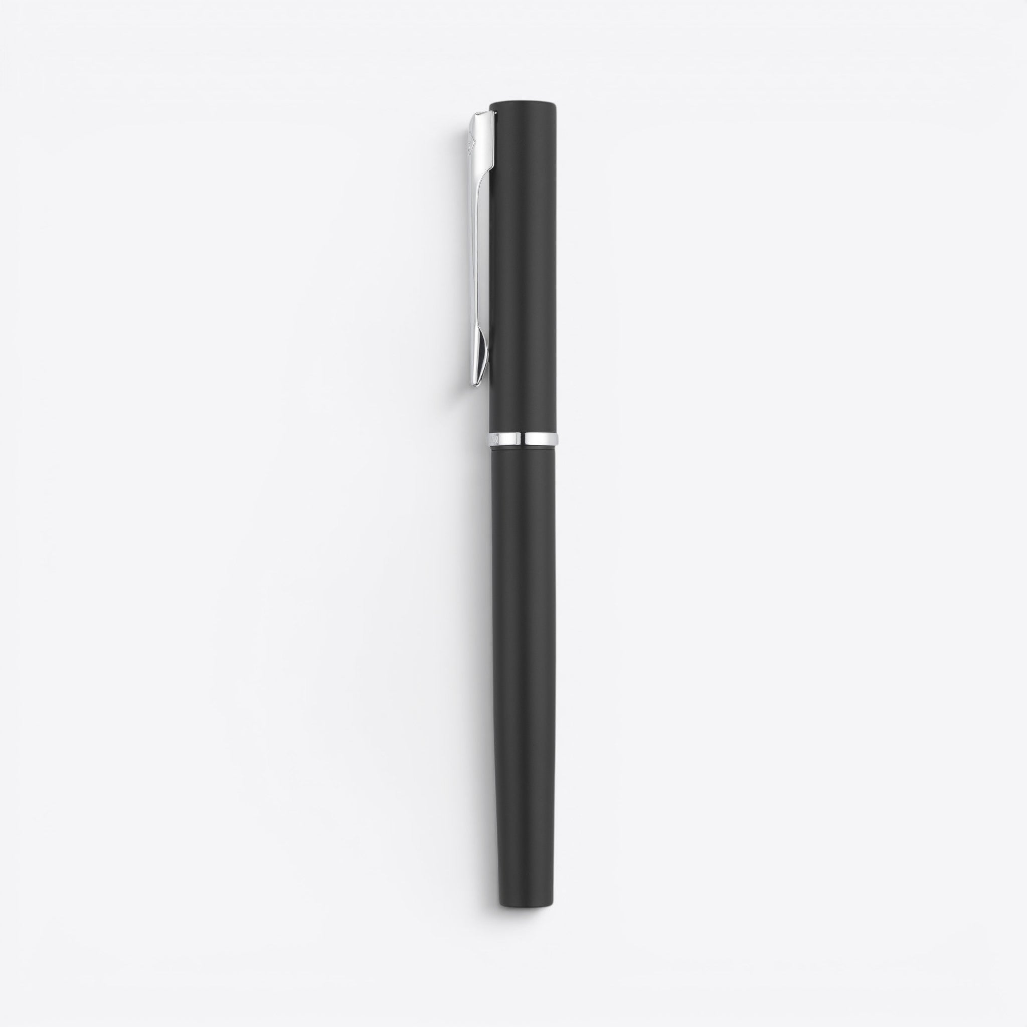 TODAY MERCH black Waterman pen with silver clip and trim, elegant and professional design.