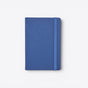 TODAY MERCH blue notebook with integrated pen holder and elastic closure, ideal for professionals on the go. - Bleu