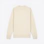 TODAY MERCH cream 100% organic cotton premium sweatshirt with crew neck and structured fit. - Naturel