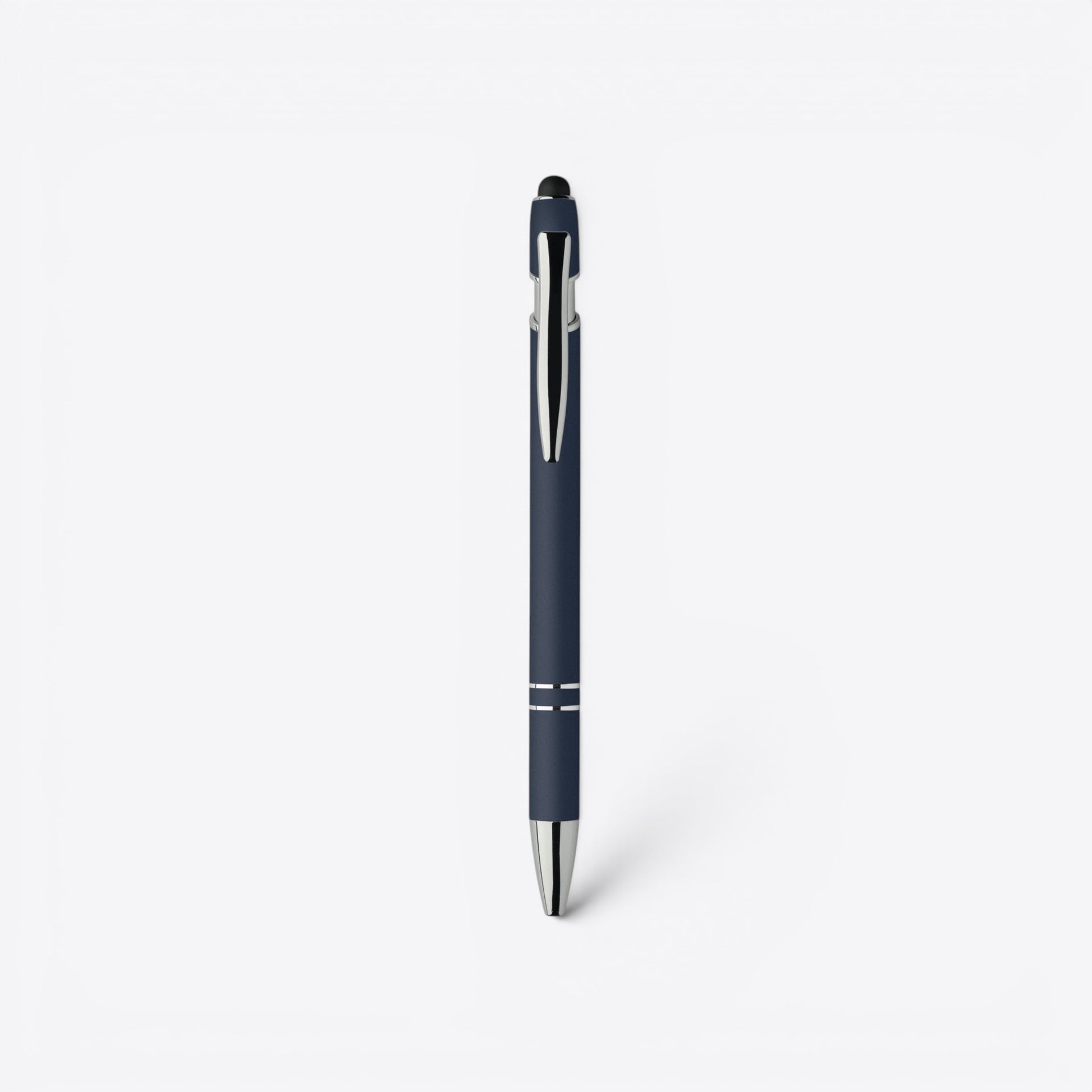 TODAY MERCH classic ballpoint pen in dark blue with silver accents and clip. Ideal for corporate gifts.