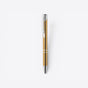 TODAY MERCH premium gold ballpoint pen with silver clip and accents, ideal for professionals. - Jaune