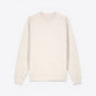 TODAY MERCH premium organic cotton sweatshirt in a light heathered beige with a crew neck and long sleeves. - Naturel Chiné