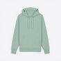 TODAY MERCH unisex premium hoodie in light green, made from 100% organic cotton with a front pocket and adjustable drawstring hood. - Vert Clair