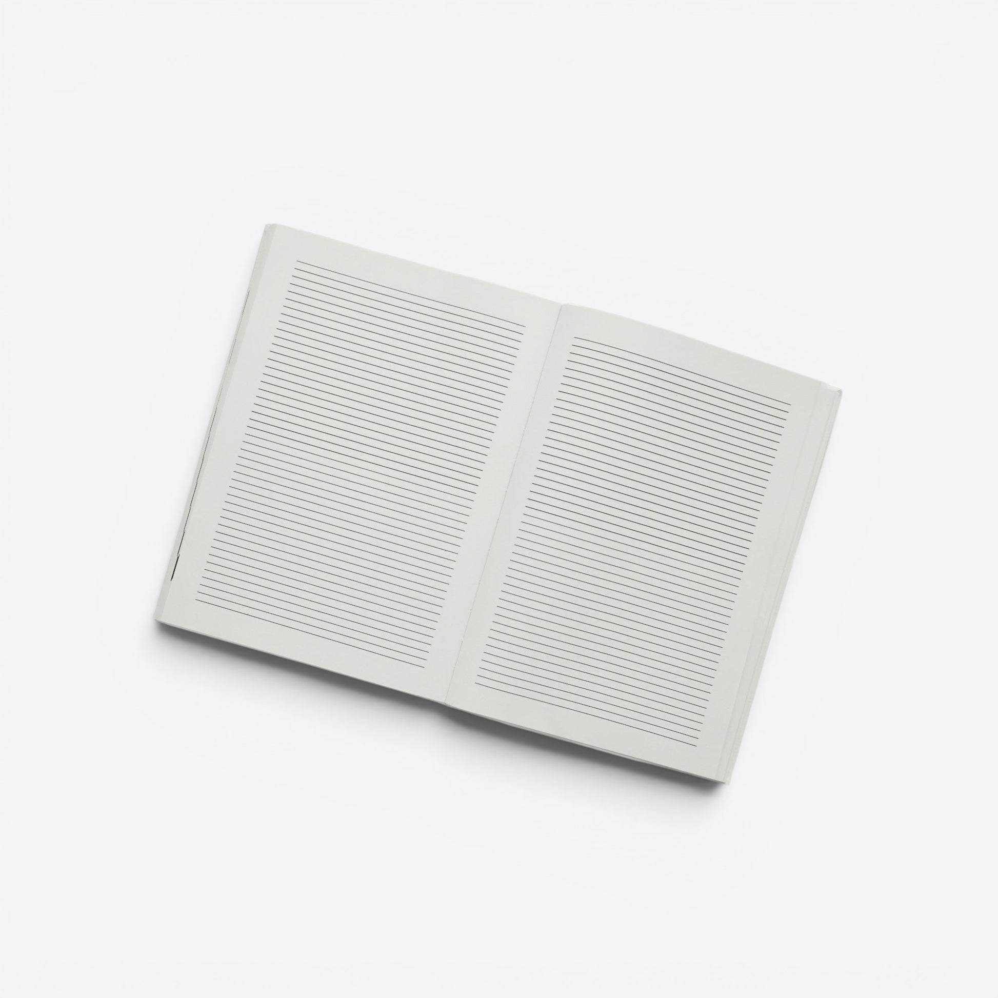 TODAY MERCH Agenda Classique, a lined notebook with cream pages and thin grey lines, ideal for professional planning and note-taking.