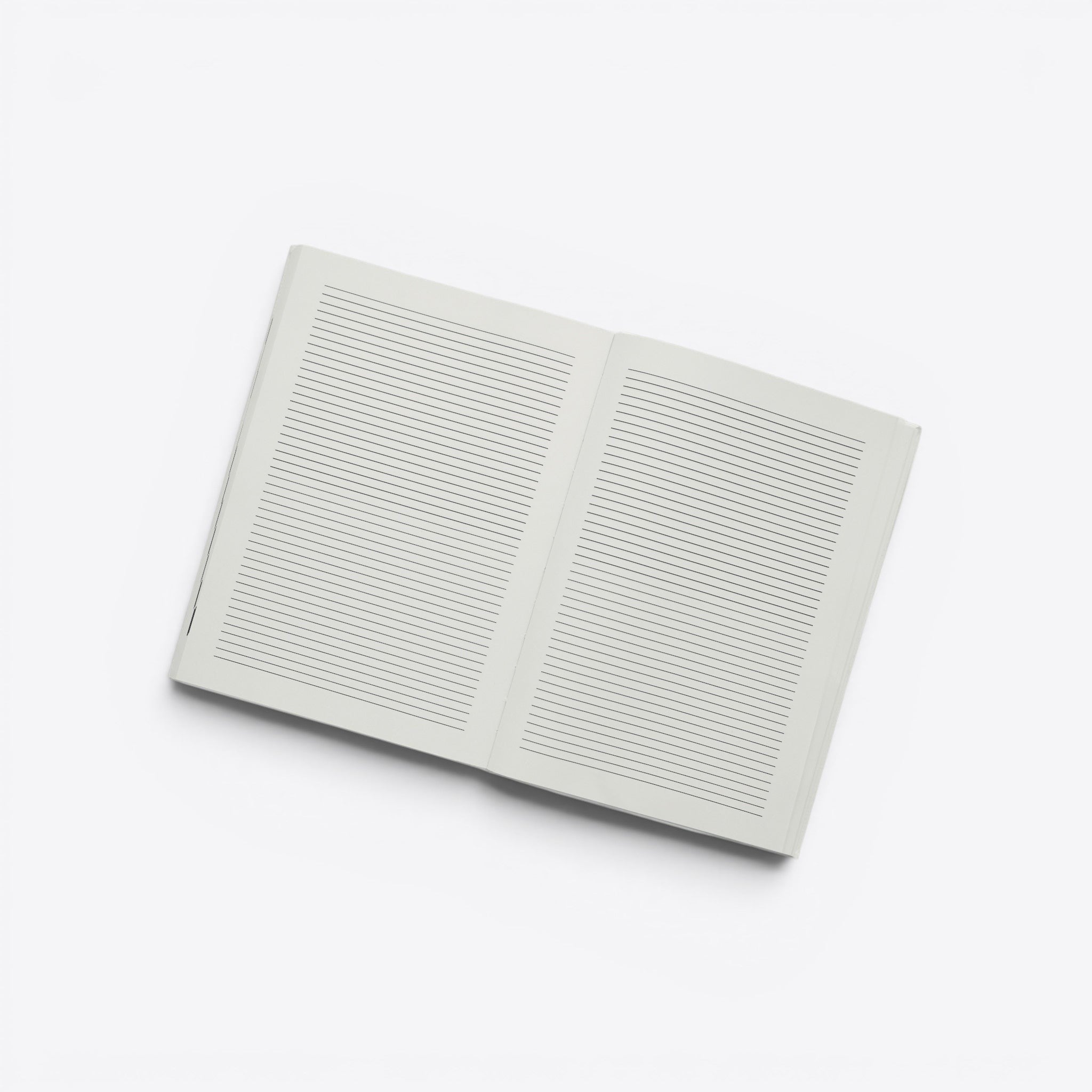 TODAY MERCH Agenda Classique, a lined notebook with cream pages and thin grey lines, ideal for professional planning and note-taking.