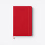 TODAY MERCH red Moleskine planner for 2026 with elastic closure and bookmark ribbon. - Rouge
