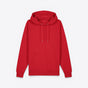 TODAY MERCH red unisex premium organic cotton hoodie with front pocket and adjustable drawstring hood. - Rouge