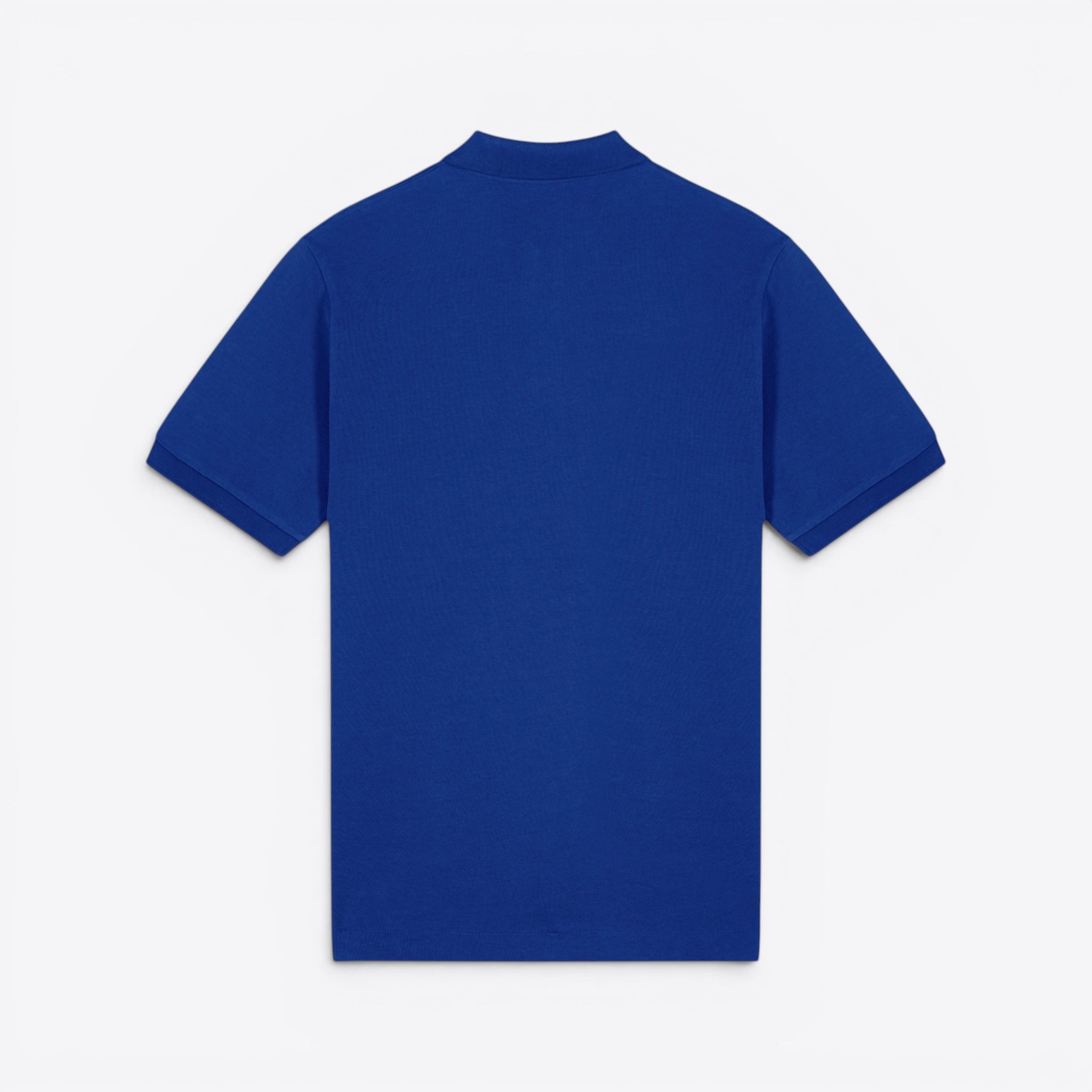 TODAY MERCH royal blue unisex organic cotton pique short sleeve polo shirt, 240 g/m², structured fit.