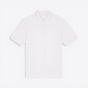 TODAY MERCH white organic cotton pique polo shirt, unisex, short sleeves, structured fit, ideal for corporate wear and events. - Blanc