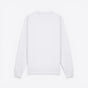 TODAY MERCH white premium organic cotton sweatshirt with crew neck and structured fit. - Blanc